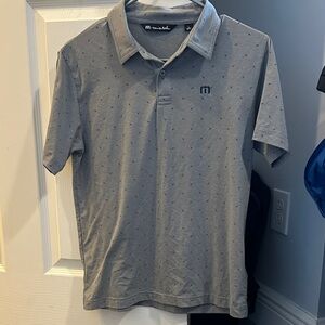Travis Mathew Boy’s Gray Short-Sleeve Polo size L